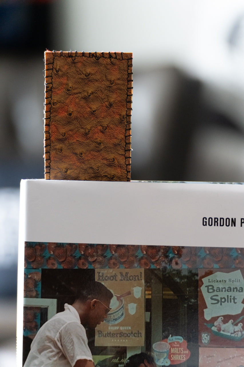Bookmark - Burnt Orange and Black