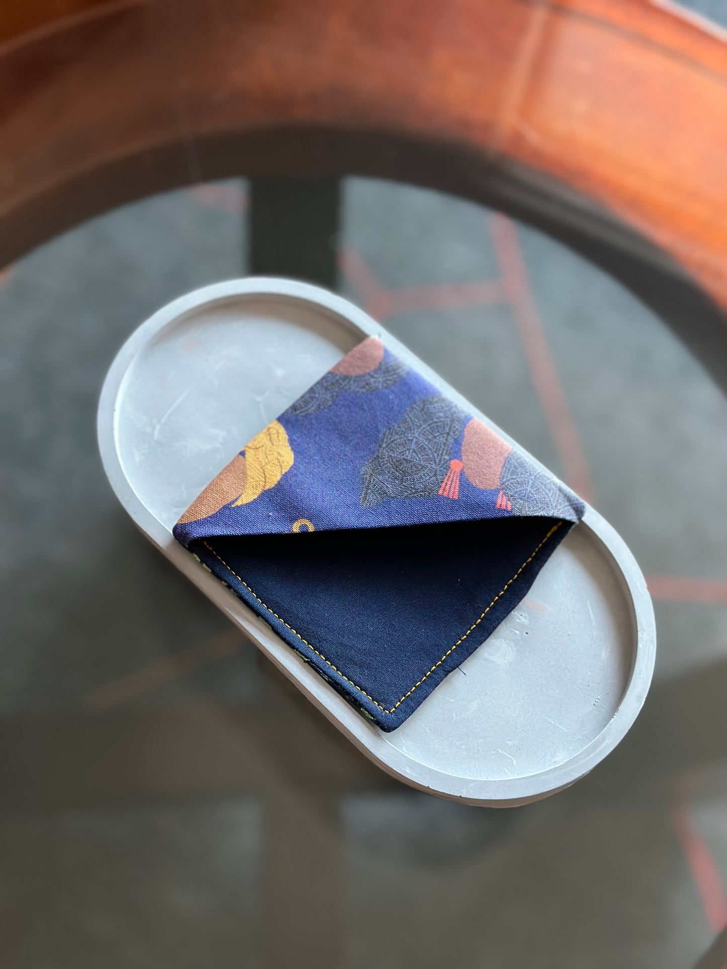 Page Holder - Blue, Gold & Red