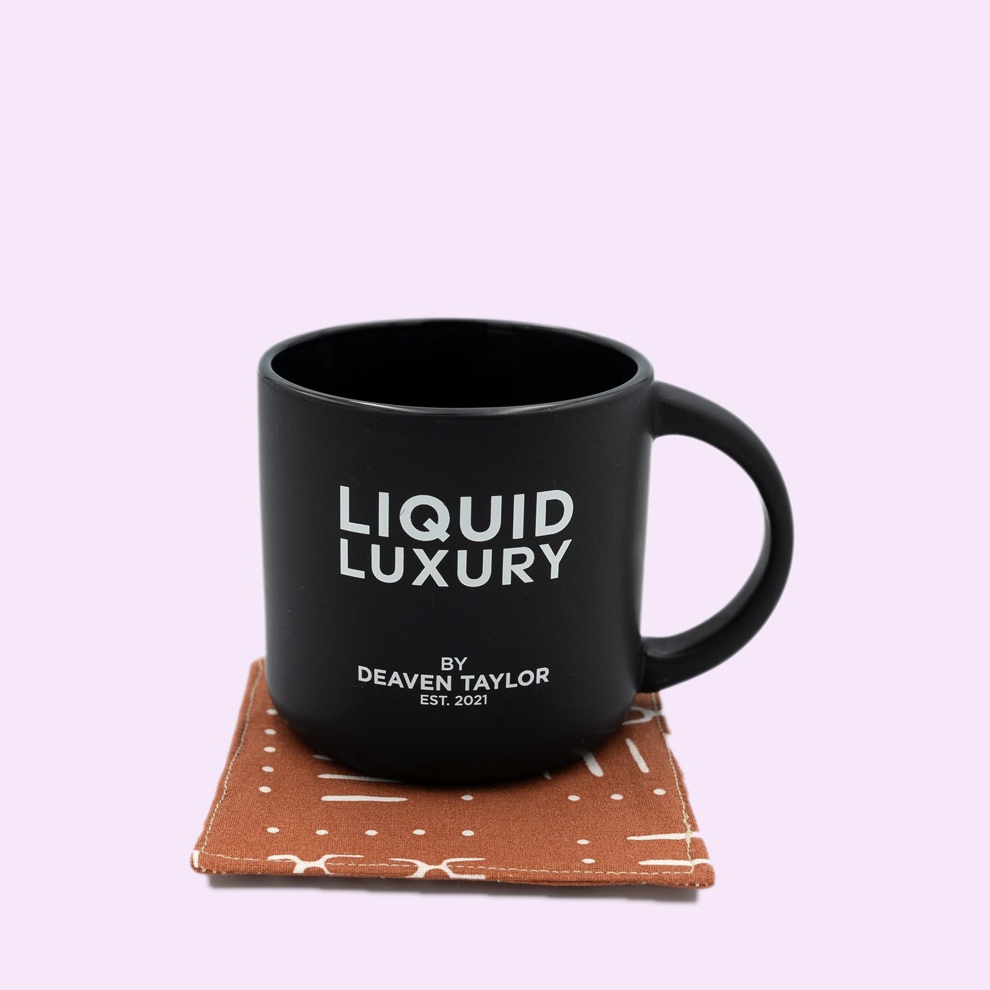 Brown Mud Cloth Quilted Coaster (Set of 4)