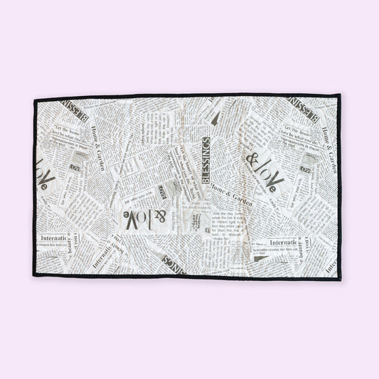 Quilted Newspaper Art