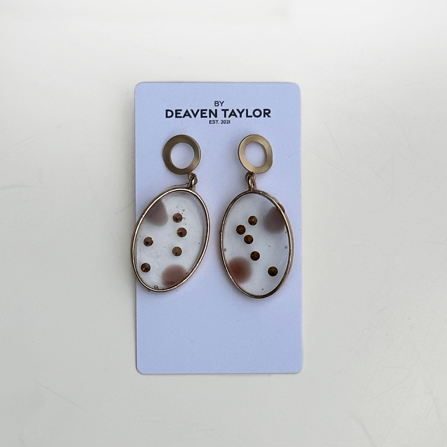 Captured Collection in Gold Earrings