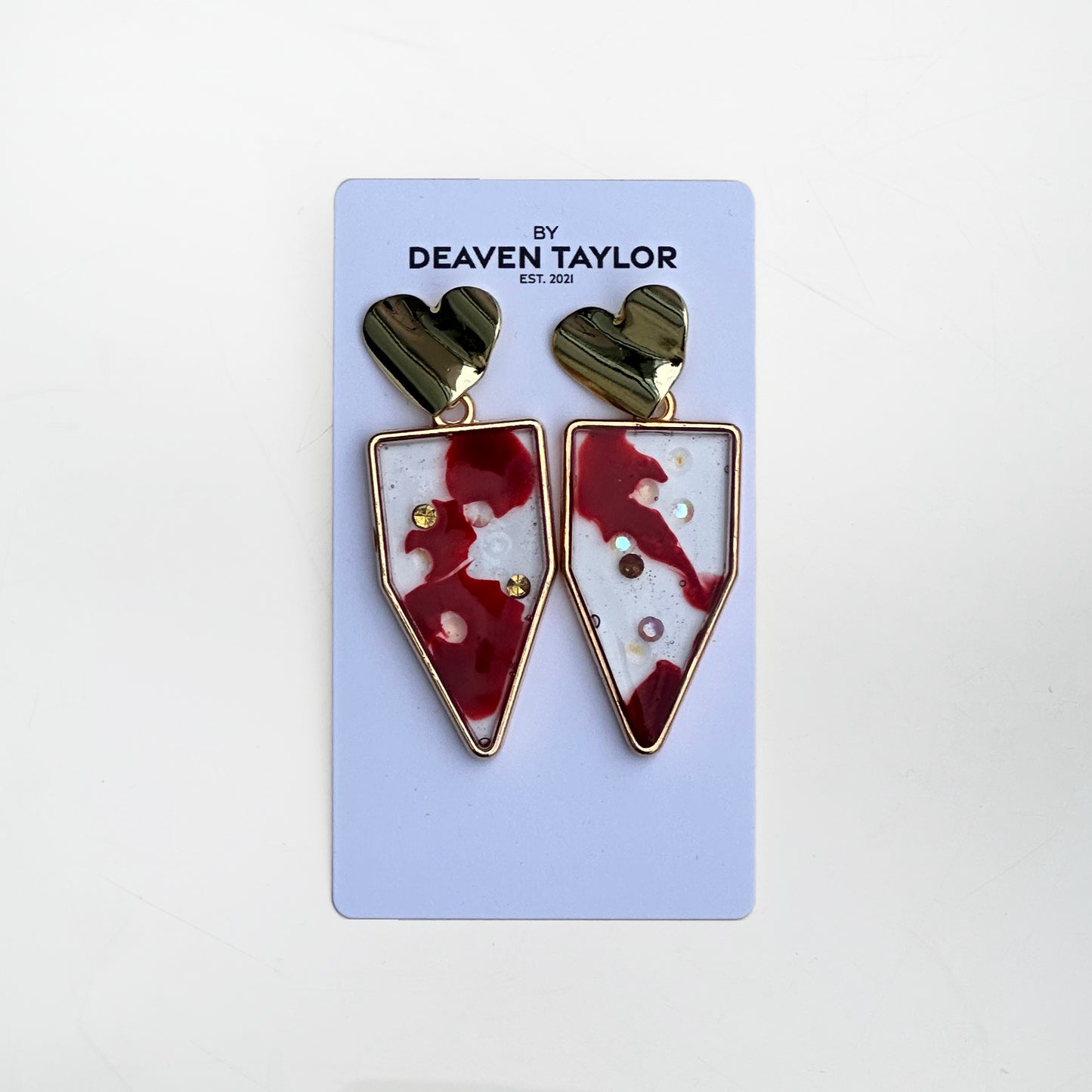 Captured Collection in Gold Earrings