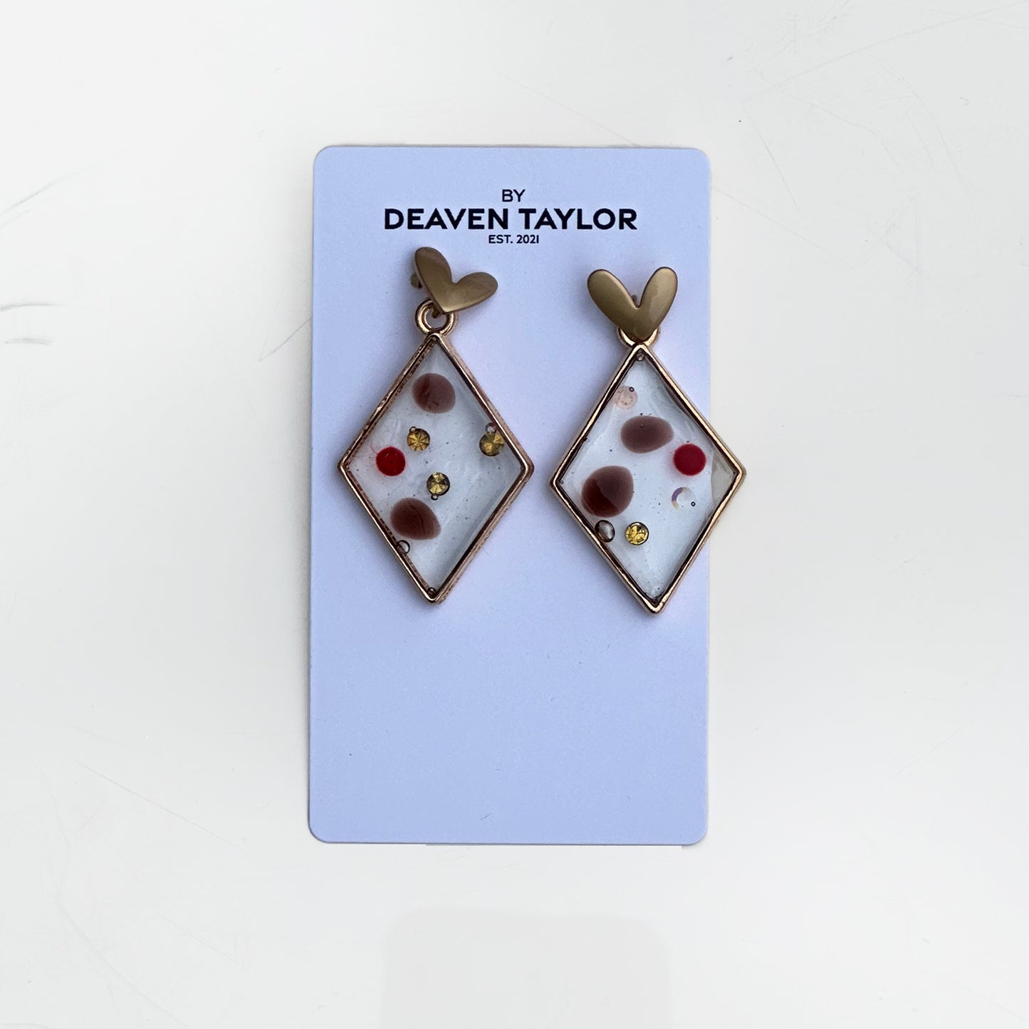 Captured Collection in Gold Earrings