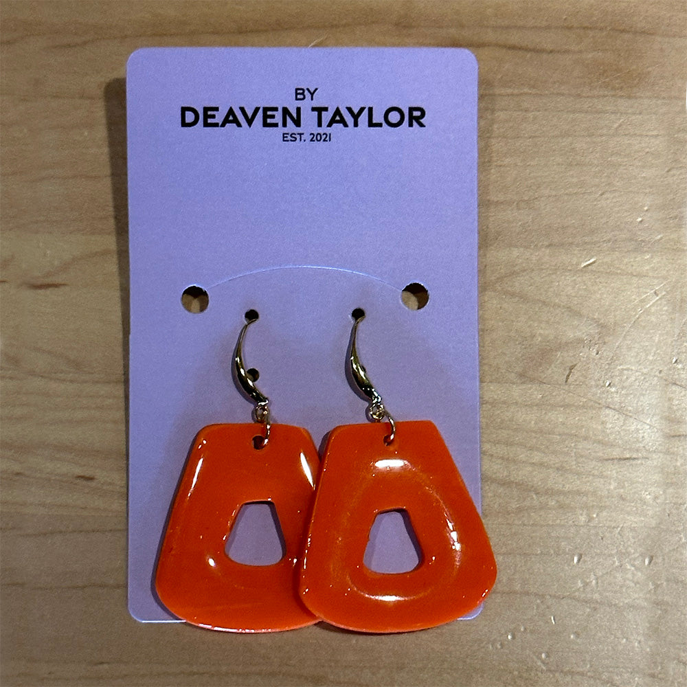 Earrings - Orange Crush