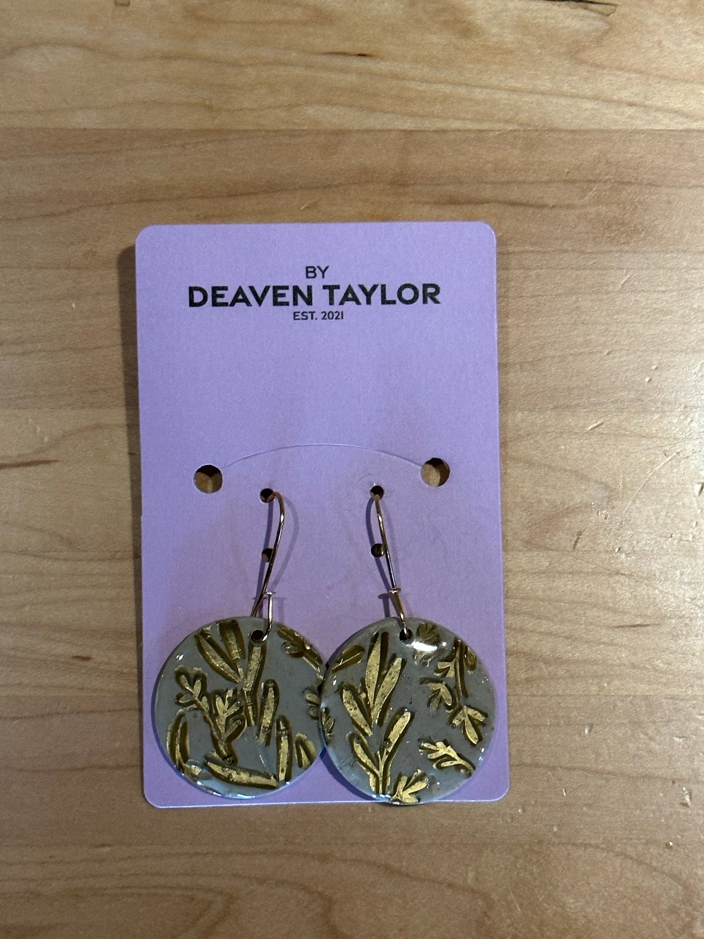 Earrings - Gold & Stone