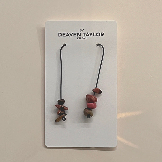 Minimalist Earrings with a Pop of Stone