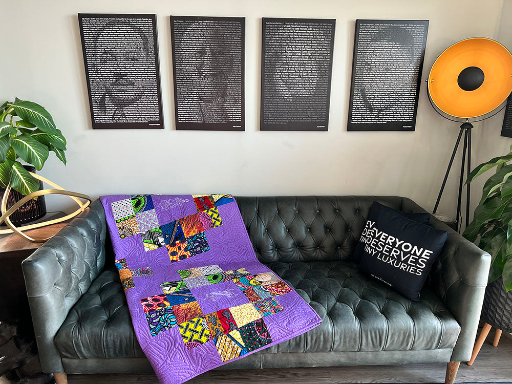 Friendship Gathering Quilt - Lavender