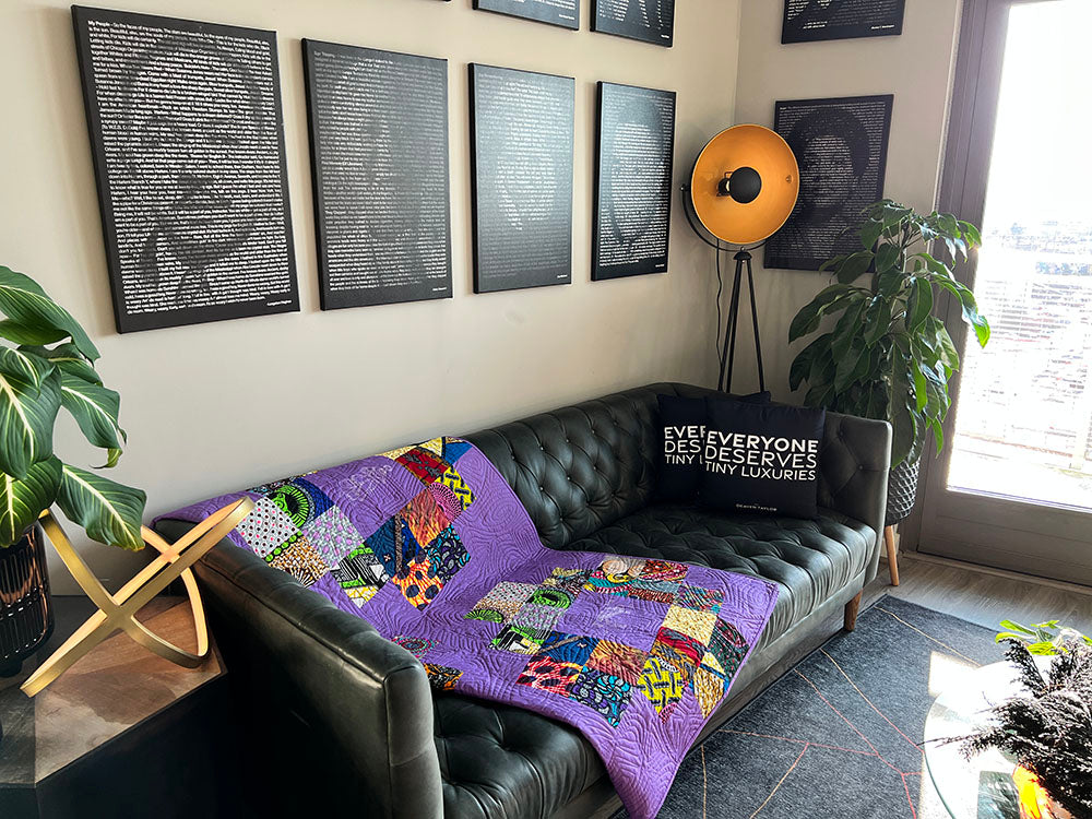 Friendship Gathering Quilt - Lavender