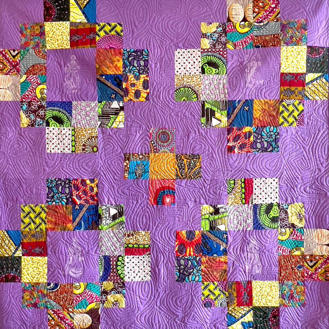 Friendship Gathering Quilt - Lavender