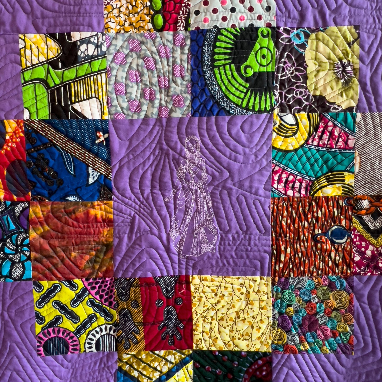 Friendship Gathering Quilt - Lavender