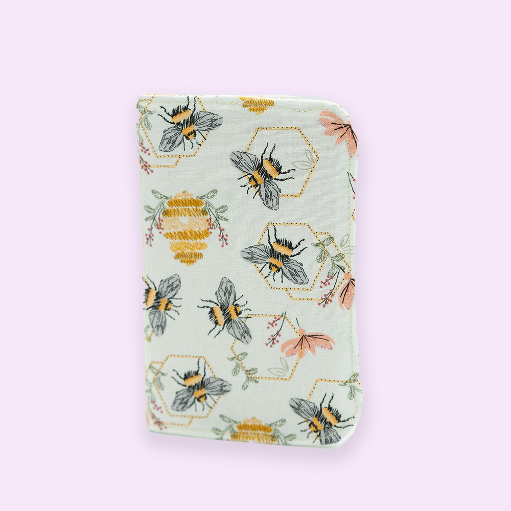 Honeybee Quilted Pocket Notebook