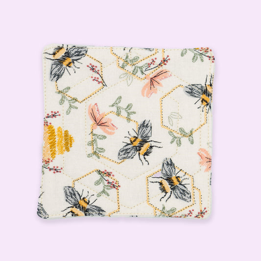 Honeybee Quilted Coaster (Set of 4)