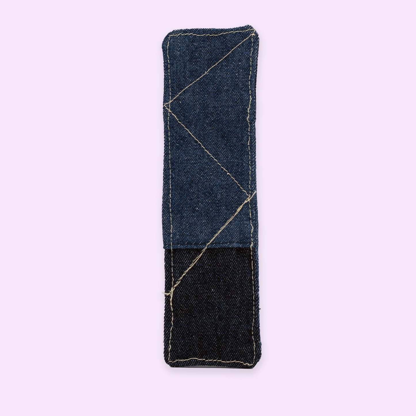 Patchwork Denim Quilted Bookmark