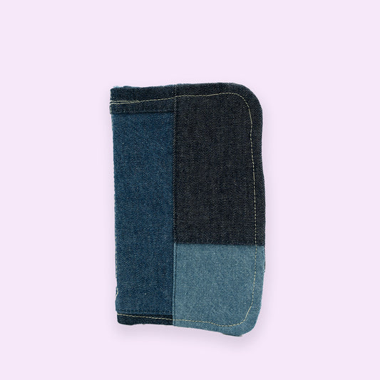 Patchwork Denim Quilted Pocket Notebook